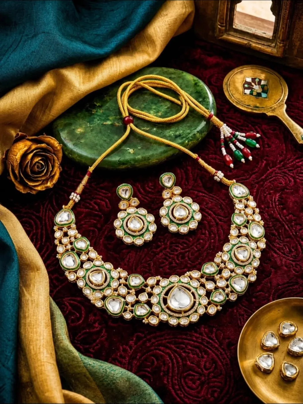 Classic Polki Choker Set