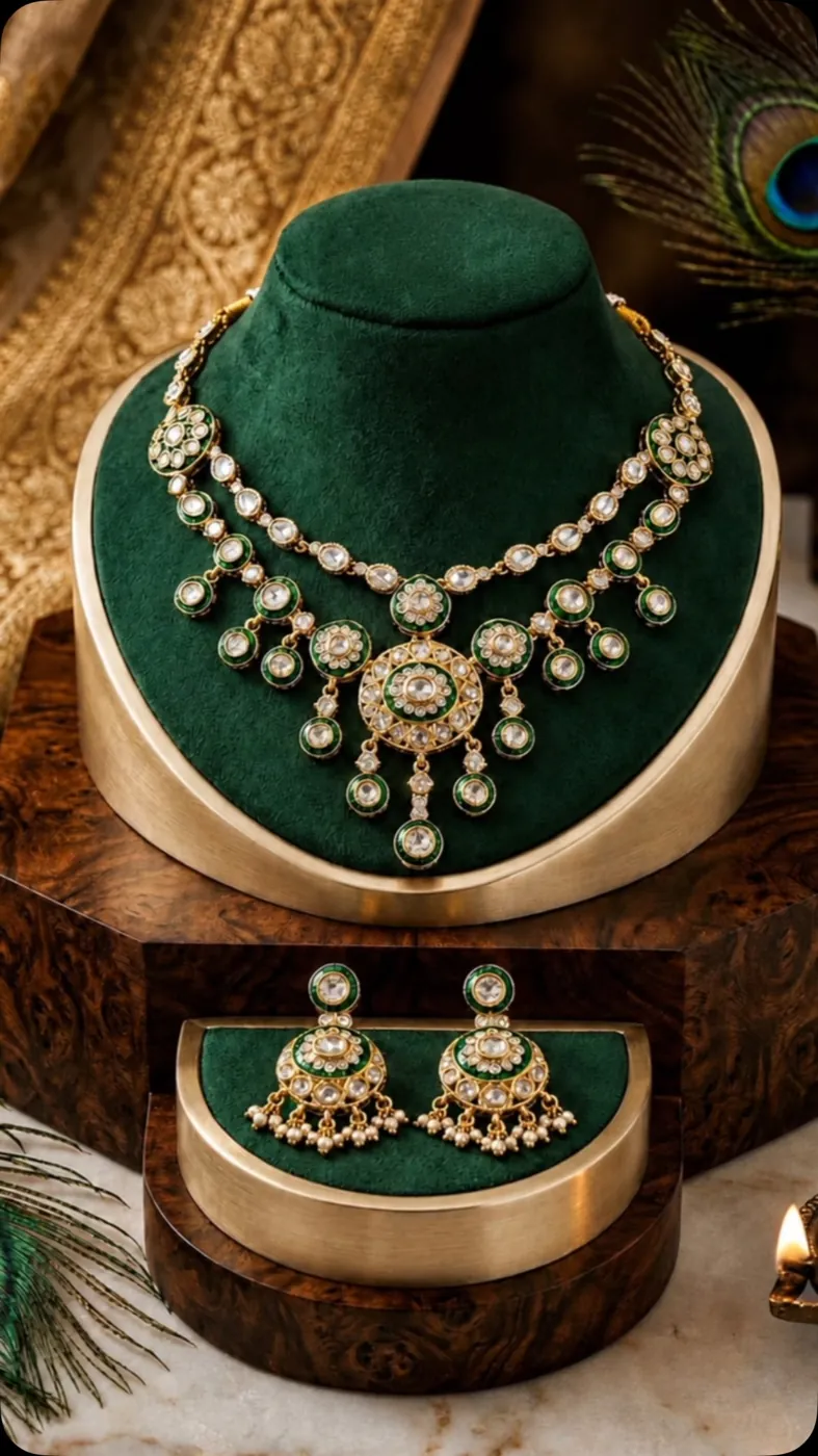 Regal Kundan Necklace Set