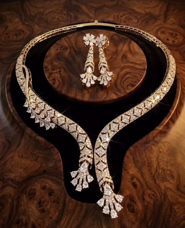 Statement AD Necklace Set
